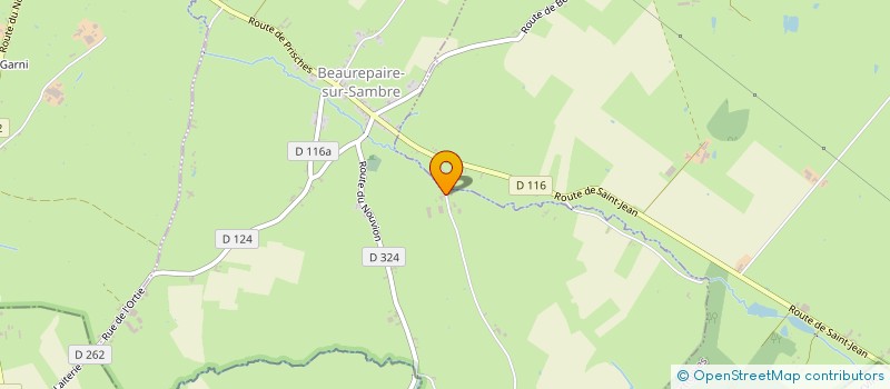 localisation de l'entreprise EARL DU GRAVIER à BEAUREPAIRE-SUR-SAMBRE