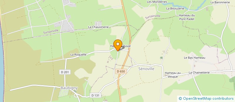 localisation de l'entreprise EARL DU GROS HETRE à BAUBIGNY