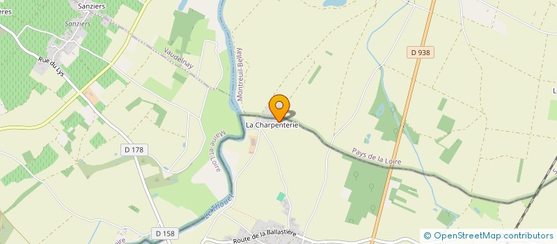 localisation de l'entreprise EARL DU GUE CHAMBON  SAINT-MARTIN-DE-SANZAY