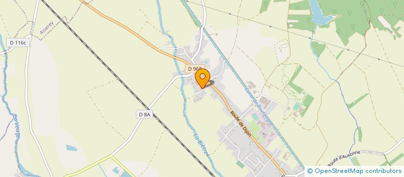 localisation de l'entreprise EARL DU GUE DES PAUVRES  BRAZEY-EN-PLAINE