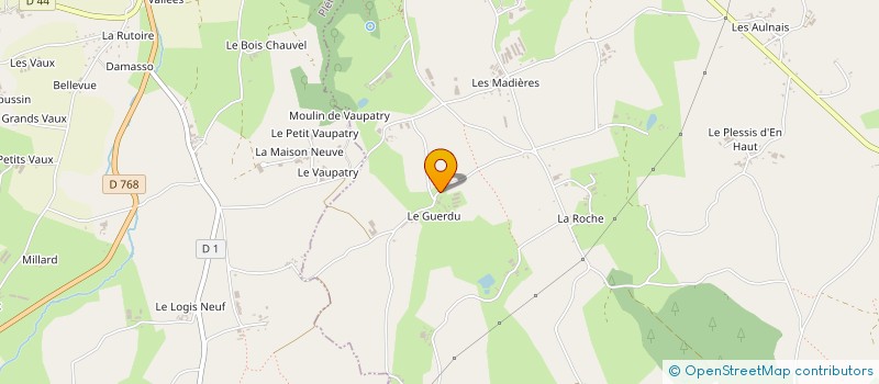 localisation de l'entreprise EARL DU GUERDU - RIO STEPHANE  TREDANIEL