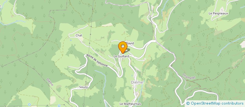 localisation de l'entreprise EARL DU GUILLARD à DIEME