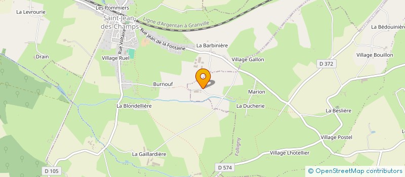 localisation de l'entreprise EARL DU GUILMORIN à FOLLIGNY