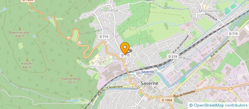 localisation de l'entreprise EARL DU HAMMERWEYER  SAVERNE