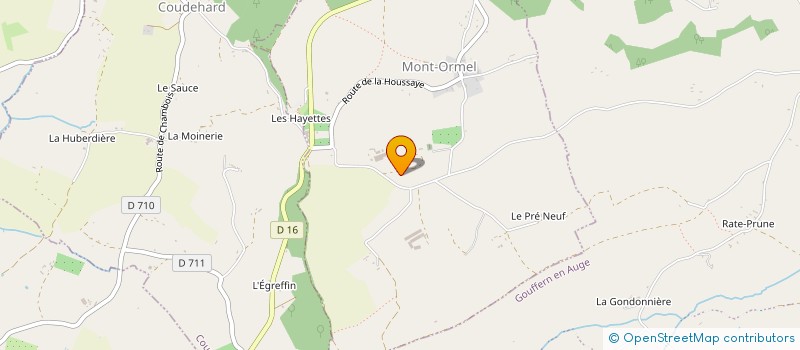 localisation de l'entreprise EARL DU HARAS DU LOGIS à LOUVIERES-EN-AUGE