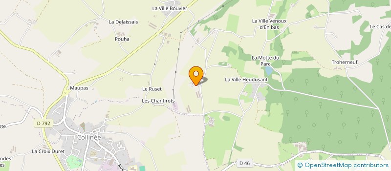 localisation de l'entreprise EARL DU HAUBERT à LE MENE