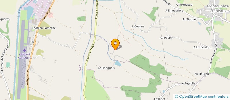 localisation de l'entreprise EARL DU HAUCOUE à MONTAUT-LES-CRENEAUX