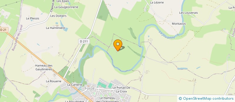 localisation de l'entreprise EARL DU HAUMERAND  ENTRAMMES