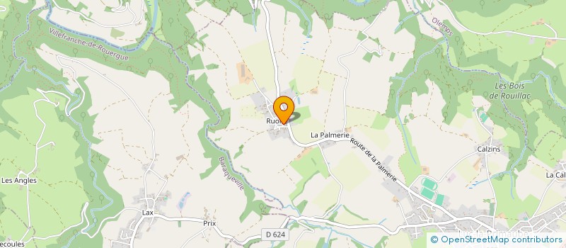 localisation de l'entreprise EARL DU HAUT BATUT à LUC-LA-PRIMAUBE
