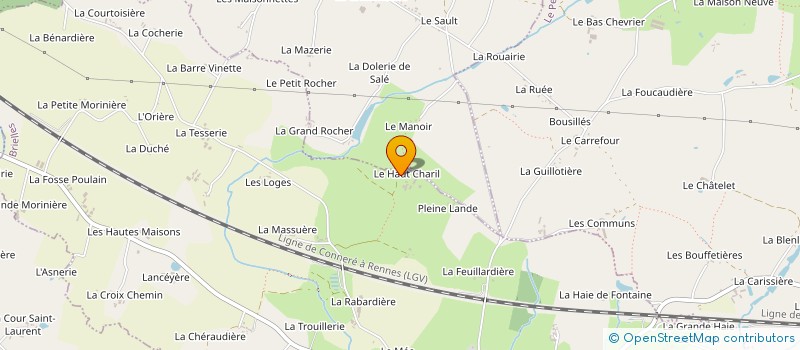 localisation de l'entreprise EARL DU HAUT CHARIL à BRIELLES