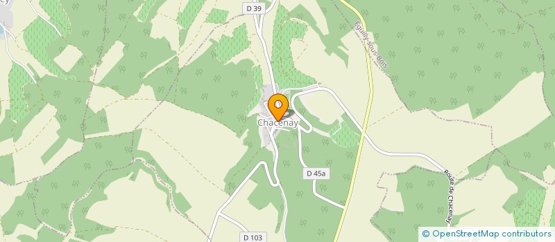 localisation de l'entreprise EARL DU HAUT CHENE  MAGNANT