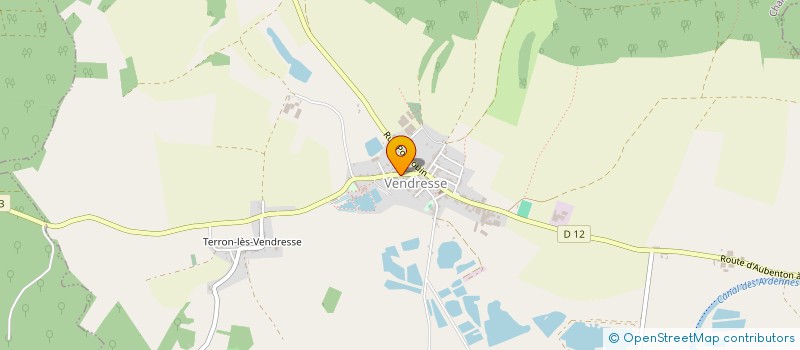 localisation de l'entreprise EARL DU HAUT FOURNEAU  VENDRESSE