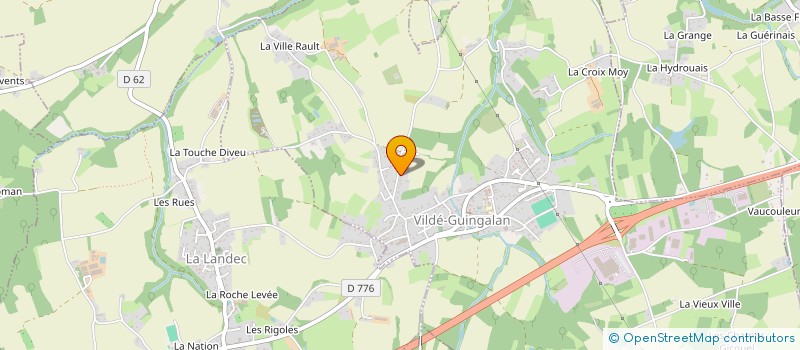 localisation de l'entreprise EARL DU HAUT GUYAC à SAINT-MAUDEZ