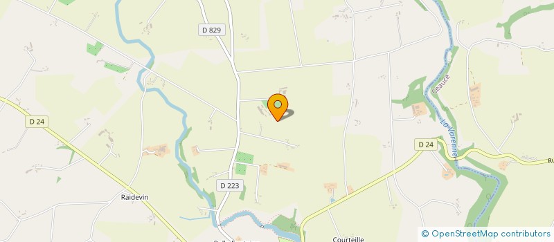 localisation de l'entreprise EARL DU HAUT MESLAY à SAINT-FRAIMBAULT