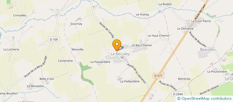 localisation de l'entreprise EARL DU HAUT MESNIL à SOULEUVRE EN BOCAGE
