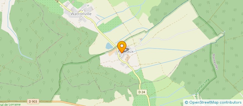 localisation de l'entreprise EARL DU HAUT VENT à MARCHEVILLE-EN-WOEVRE