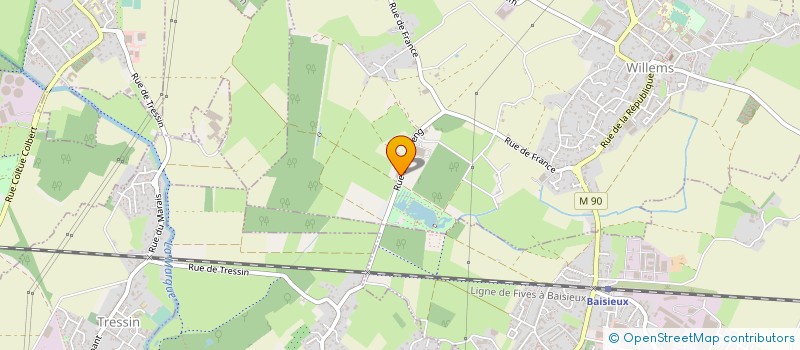 localisation de l'entreprise EARL DU HERON  WILLEMS