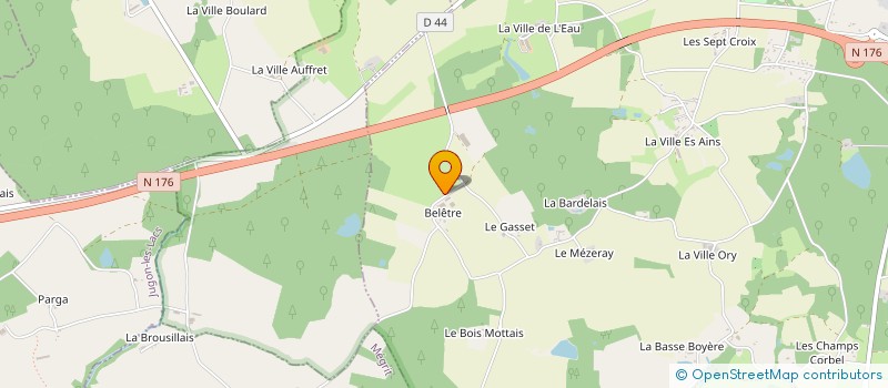 localisation de l'entreprise EARL DU HETRE  PLELAN-LE-PETIT