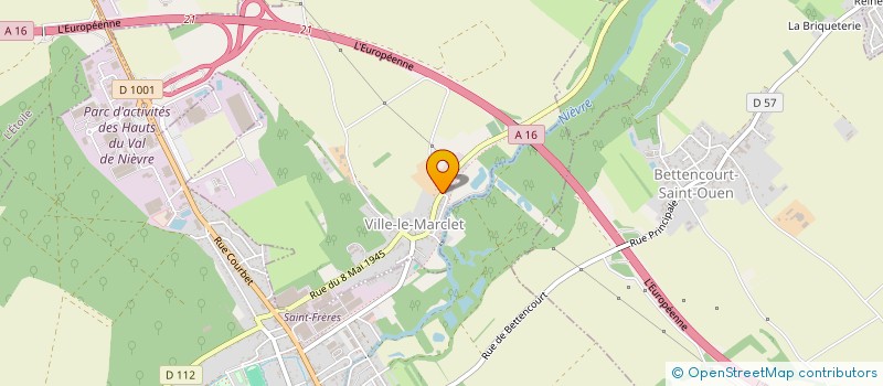 localisation de l'entreprise EARL DU HETRE ROUGE  VILLE-LE-MARCLET