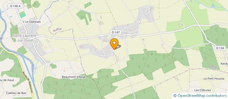 localisation de l'entreprise EARL DU HOUSSA à RUFFIAC