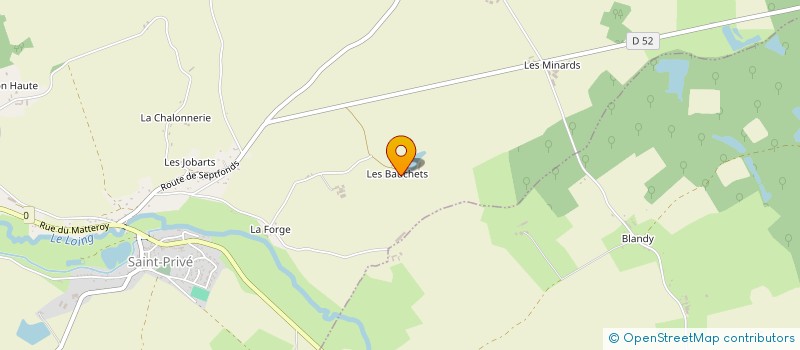 localisation de l'entreprise EARL DU JARRIER à SAINT-PRIVE