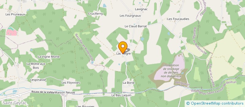 localisation de l'entreprise EARL DU LAC NOIR  BOULAZAC ISLE MANOIRE