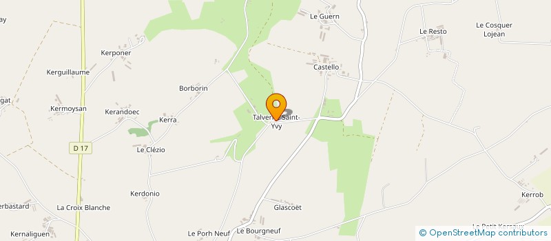 localisation de l'entreprise EARL DU LAIT A L'OEUF à MOREAC