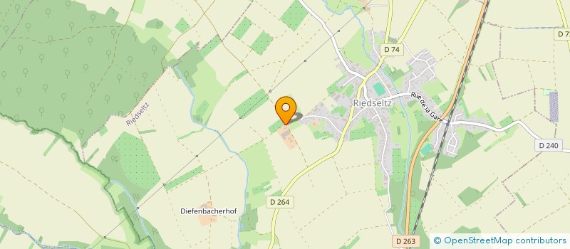 localisation de l'entreprise EARL DU LANGENWEG KOLB  RIEDSELTZ
