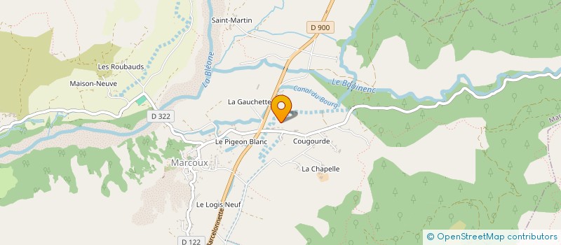 localisation de l'entreprise EARL DU LAUX à MARCOUX