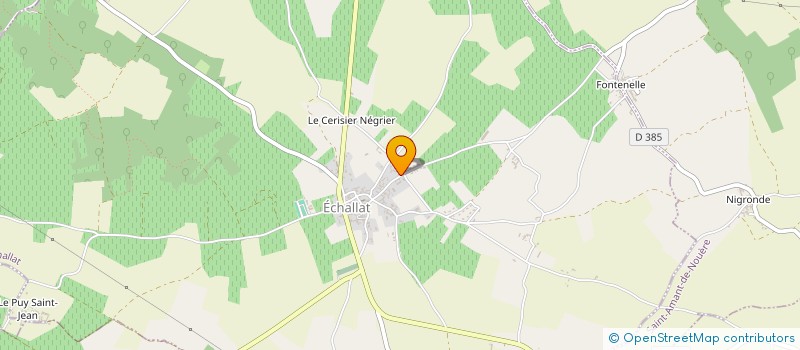 localisation de l'entreprise EARL DU LAVOIR à ECHALLAT