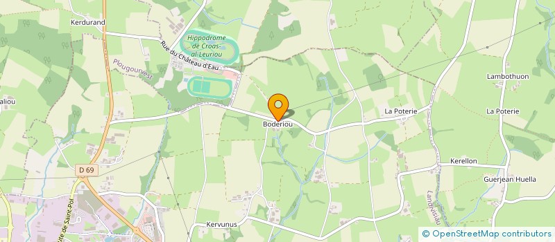 localisation de l'entreprise EARL DU LEURIOU à PLOUNEVENTER