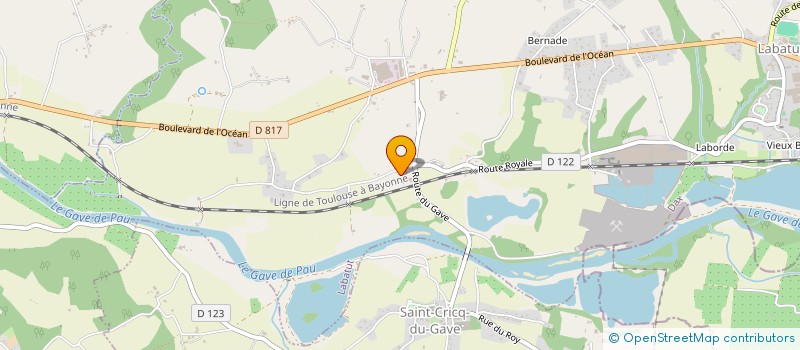 localisation de l'entreprise EARL DU LISE  PORT-DE-LANNE