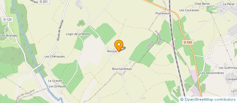localisation de l'entreprise EARL DU LOGIS à SAINT-GENIS-D'HIERSAC