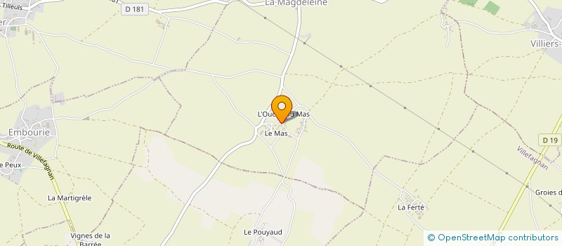 localisation de l'entreprise EARL DU LOGIS à LA MAGDELEINE