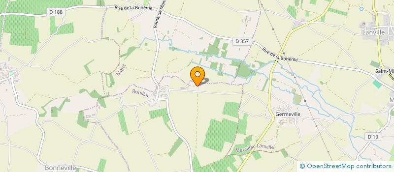 localisation de l'entreprise EARL DU LOGIS à ROUILLAC