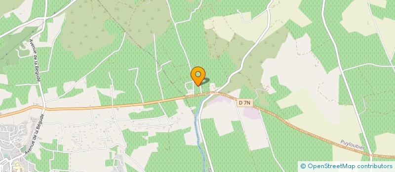 localisation de l'entreprise EARL DU LOGIS DE LA COLLE à PUYLOUBIER