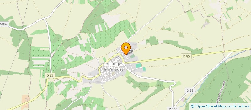 localisation de l'entreprise EARL DU MAGNY  COULANGES-LA-VINEUSE