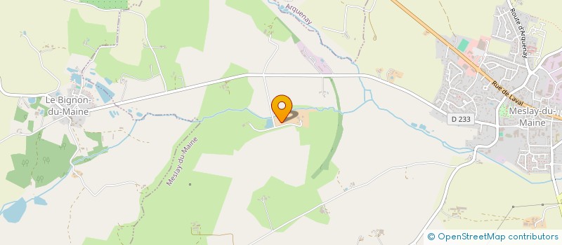 localisation de l'entreprise EARL DU MAINE à MESLAY-DU-MAINE