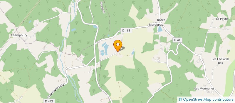 localisation de l'entreprise EARL DU MAINE AU LOUP  COMBIERS