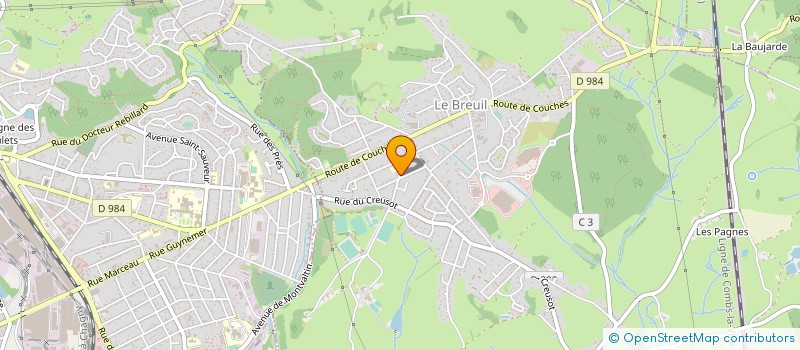 localisation de l'entreprise EARL DU MALOO  LE BREUIL