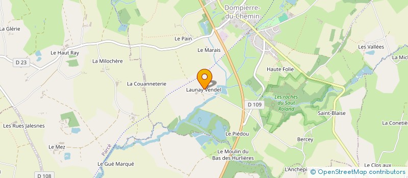localisation de l'entreprise EARL DU MANOIR à LUITRE-DOMPIERRE