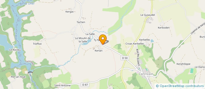 localisation de l'entreprise EARL DU MANOIR à CANIHUEL