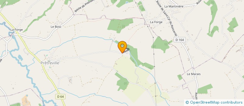 localisation de l'entreprise EARL DU MANOIR à MEZIDON VALLEE D'AUGE