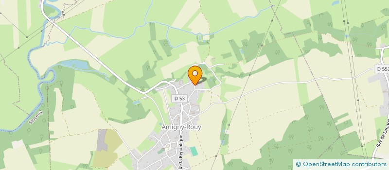 localisation de l'entreprise EARL DU MARAIS à AMIGNY-ROUY