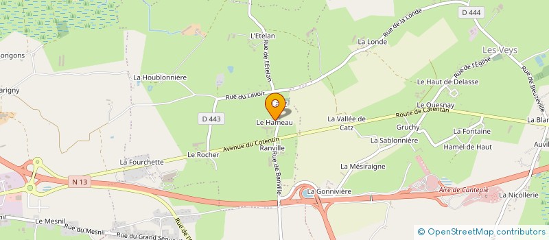 localisation de l'entreprise EARL DU MARAIS DE BEAUMONT à CARENTAN-LES-MARAIS