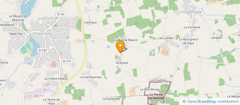 localisation de l'entreprise EARL DU MARRONNIER à CARENTOIR