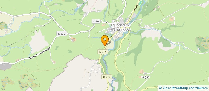 localisation de l'entreprise EARL DU MARTINET à SAINT-GENES-CHAMPESPE