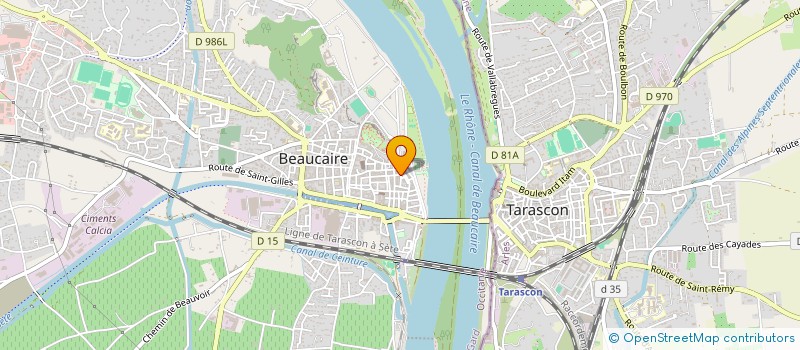 localisation de l'entreprise EARL DU MAS BLANC  FOURQUES