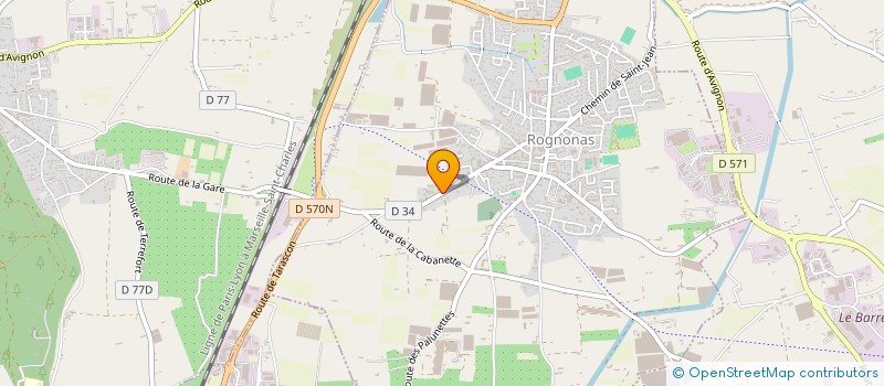localisation de l'entreprise EARL DU MAS DE CORNE à ROGNONAS