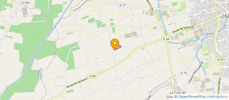 localisation de l'entreprise EARL DU MAS DE FERT à CHATEAURENARD